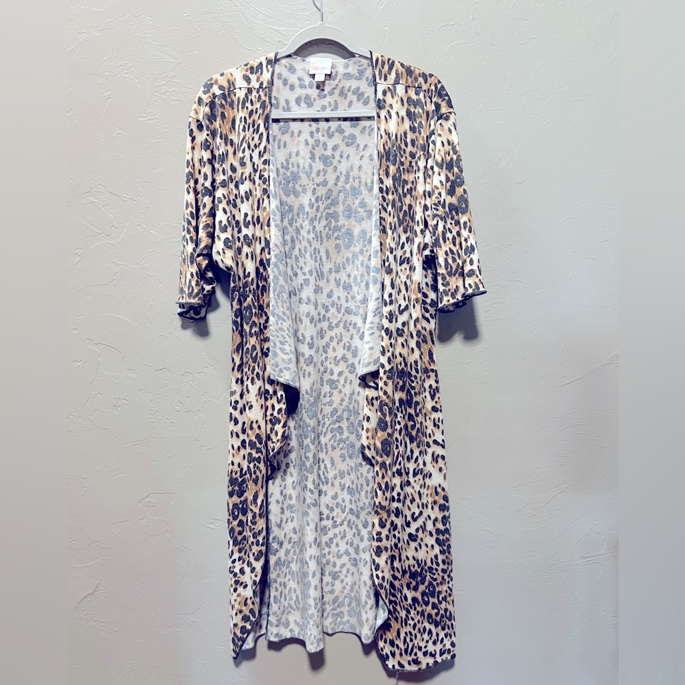 LuLaRoe Leopard Print Shirley Cardigan Wrap
